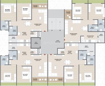 Project Image of 1170.0 - 1485.0 Sq.ft 2 BHK Apartment for buy in Omkar 2