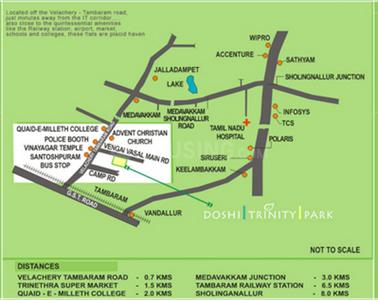 Project Image of 1030.0 - 1610.0 Sq.ft 2 BHK Apartment for buy in Doshi Trinity Park