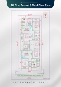 Project Image of 1178.0 - 1221.0 Sq.ft 3 BHK Apartment for buy in SPR Sri Parvathi Flats