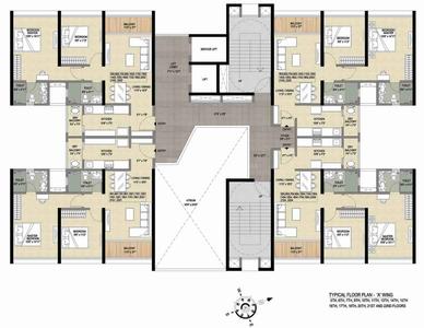 Project Image of 683.0 - 699.0 Sq.ft 2 BHK Apartment for buy in Vascon Forest Edge Phase 2