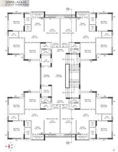 Project Image of 534.97 - 798.79 Sq.ft 2 BHK Apartment for buy in Siddhi Nandan