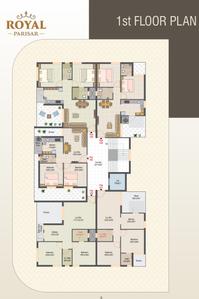 Project Image of 450.58 - 508.49 Sq.ft 2 BHK Apartment for buy in Yogi Royal Parisar