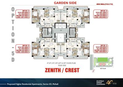 Project Image of 2300.0 - 2800.0 Sq.ft 3 BHK Apartment for buy in STJ The Pinnacle