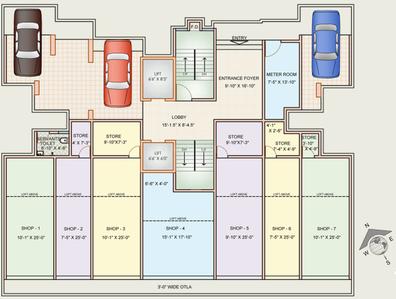 Project Image of 410.0 - 411.0 Sq.ft 1 BHK Apartment for buy in Charms Heights Phase II A1 A2