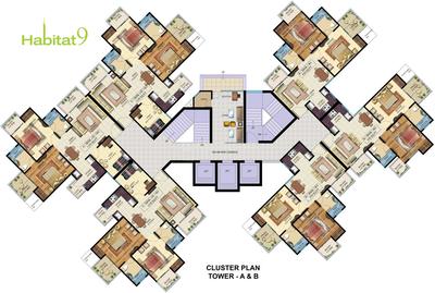 Project Image of 600.0 - 1476.0 Sq.ft 1 BHK Apartment for buy in Rishabh Habitat 9