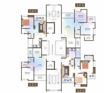 Project Image of 742.0 - 977.0 Sq.ft 2 BHK Apartment for buy in Karma Rejoice