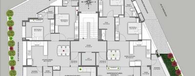 Project Image of 2170.0 - 2450.0 Sq.ft 3 BHK Apartment for buy in Swastik Shreyas Residency