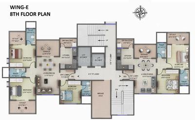 Project Image of 806.86 - 1097.6 Sq.ft 2 BHK Apartment for buy in Maloji Amar Ornate II