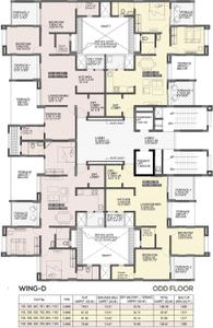 Project Image of 560.0 - 857.0 Sq.ft 2 BHK Apartment for buy in Mittal Sun Sapphire Wing F E C D