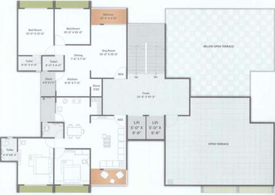 Project Image of 606.0 - 811.0 Sq.ft 2 BHK Apartment for buy in Sai Krishna Icon