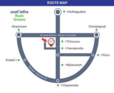 Project Image of 1404.0 - 3600.0 Sq.ft Residential Plot Plot for buy in USM Rush Greens