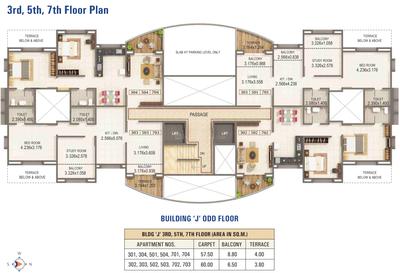 Project Image of 618.92 - 661.98 Sq.ft 2 BHK Apartment for buy in Kumar Corp Priyadarshan J