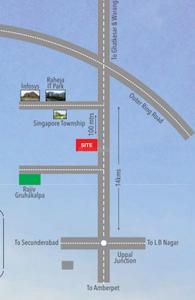 Project Image of 960.0 - 1355.0 Sq.ft 2 BHK Apartment for buy in Modi East Side Residency