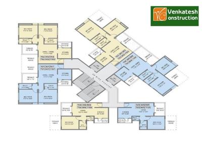 Project Image of 471.0 - 693.0 Sq.ft 1 BHK Apartment for buy in Venkatesh Paradise Phase 2