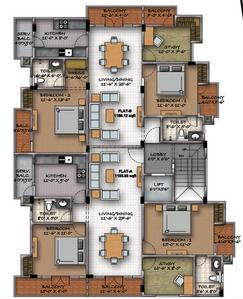 Project Image of 1149.0 - 2358.0 Sq.ft 2 BHK Apartment for buy in Sumanth Sreshta Suchitra