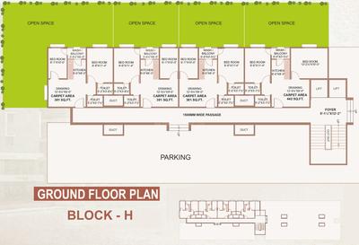 Project Image of 1008 Sq.ft 3 BHK Apartment / Flat for sale in Narolgam for Rs. 2600000