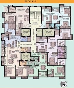 Project Image of 1500 Sq.ft 3 BHK Apartment / Flat for sale in Rajarhat for Rs. 6990000