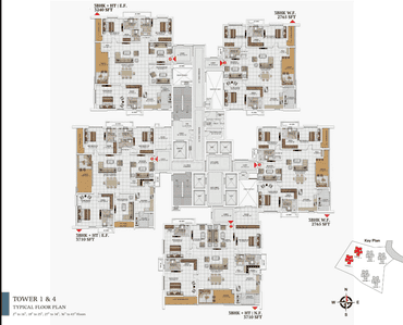 Project Image of 2565.0 - 3860.0 Sq.ft 2 BHK Apartment for buy in My Home Apas