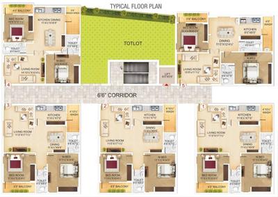 Project Image of 1070.0 - 1185.0 Sq.ft 2 BHK Apartment for buy in Himaja Pushkara Enclave