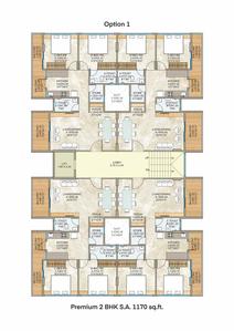 Project Image of 1170.0 - 2340.0 Sq.ft 2 BHK Apartment for buy in Mahalakshmis Divine Heights