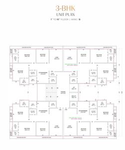 Project Image of 872.52 - 893.08 Sq.ft 3 BHK Apartment for buy in JT Serenity Homes