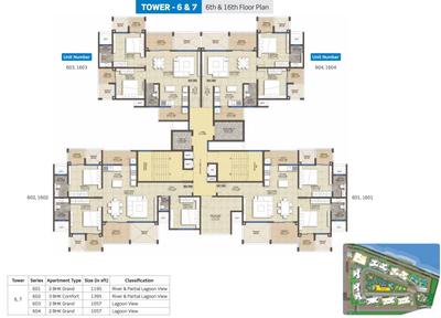 Project Image of 600.0 - 1900.0 Sq.ft 1 BHK Apartment for buy in Puravankara Silversands