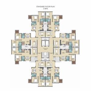 Project Image of 1100.0 - 1375.0 Sq.ft 2 BHK Apartment for buy in Krishna Mystiq Phase I