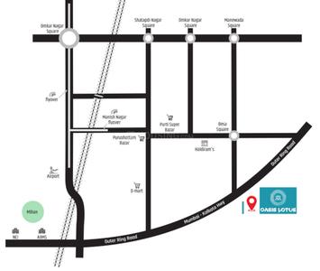 Vasant Vihar Location Plan 1