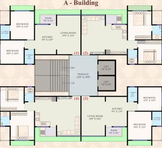 Project Image of 583.4 - 583.62 Sq.ft 2 BHK Apartment for buy in Shree Silvassa Twin Tower