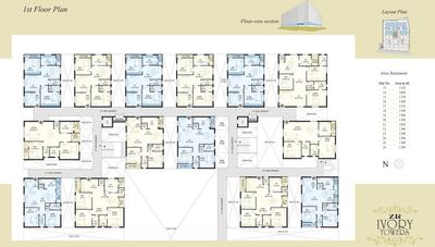Project Image of 1300.0 - 2180.0 Sq.ft 2 BHK Apartment for buy in ZR Ivory Towers