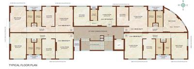 Colours Vista Vista Cluster Plan from 1st to 4th Floor 1