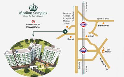Project Image of 363.71 - 590.0 Sq.ft 1 BHK Apartment for buy in Al Hamd Madina Complex