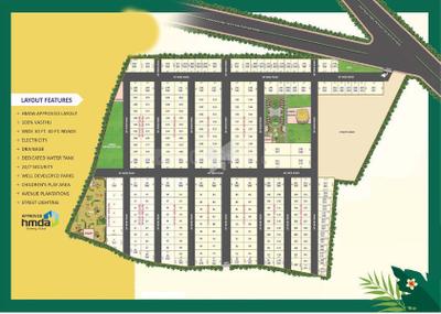 Project Image of 0.0 - 1808.77 Sq.ft Residential Plot Plot for buy in Sri Sukrithi Saanvi
