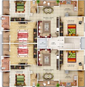 Project Image of 428.0 - 849.0 Sq.ft 2 BHK Apartment for buy in Empire Estate Wing A B C