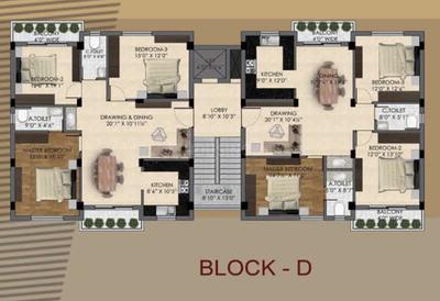 Project Image of 1021.0 - 1279.0 Sq.ft 2 BHK Apartment for buy in Amrut Enclave 