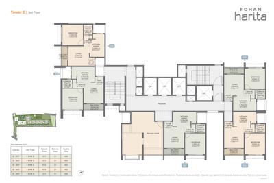 Project Image of 714.0 - 1740.0 Sq.ft 2 BHK Apartment for buy in Rohan Harita Phase 1