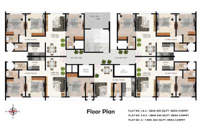 Project Image of 464.0 - 835.0 Sq.ft 1 BHK Apartment for buy in Prathamesh Azad Nagar Alfa CHSL