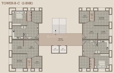 Project Image of 0.0 - 700.0 Sq.ft 2 BHK Apartment for buy in Amar Nakshatra Heights