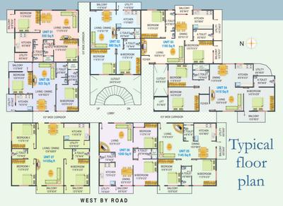 Project Image of 925.0 - 1410.0 Sq.ft 2 BHK Apartment for buy in SSK Residency