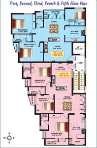 Project Image of 1386.0 - 1600.0 Sq.ft 3 BHK Apartment for buy in Eeshani PSP Palace
