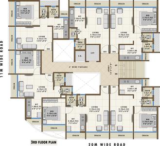 Project Image of 201.0 - 320.0 Sq.ft 1 RK Apartment for buy in Gurukrupa Shreepati Corner