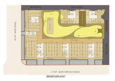 Project Image of 777.6 - 1250.85 Sq.ft 2 BHK Apartment for buy in Swagat Bellazio