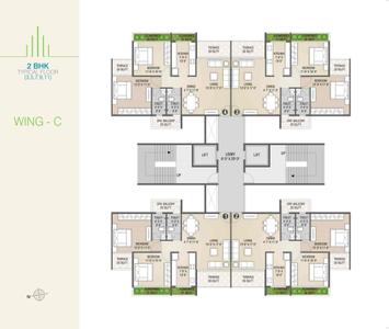 Project Image of 494.0 - 1100.0 Sq.ft 2 BHK Apartment for buy in Balaji Delta Tower 2