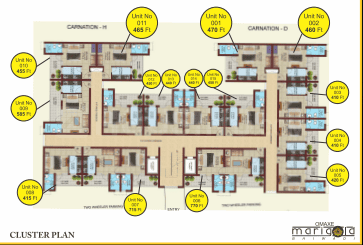 Project Image of 410.0 - 770.0 Sq.ft 1 BHK Apartment for buy in Omaxe Marigold