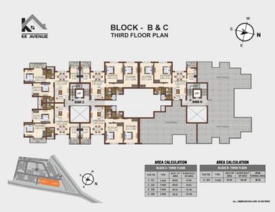 Project Image of 790.72 - 1075.86 Sq.ft 1 BHK Apartment for buy in KK Avenue
