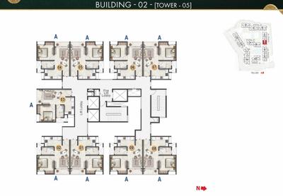 Project Image of 659.0 - 2513.0 Sq.ft 1 BHK Apartment for buy in Evergreen Prestige Raintree Park