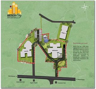 Project Image of 1200.0 - 2550.0 Sq.ft 2 BHK Apartment for buy in Artech City Meenakshi