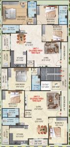 Project Image of 1989 Sq.ft 3 BHK Apartment / Flat for sale in Jayanagar for Rs. 34800000