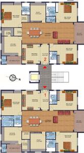 Project Image of 3045.0 - 3545.0 Sq.ft 3.5 BHK Apartment for buy in Sri Fortune Enclave