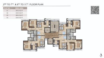 Project Image of 385.0 - 395.0 Sq.ft 1 BHK Apartment for buy in New Ashirwad